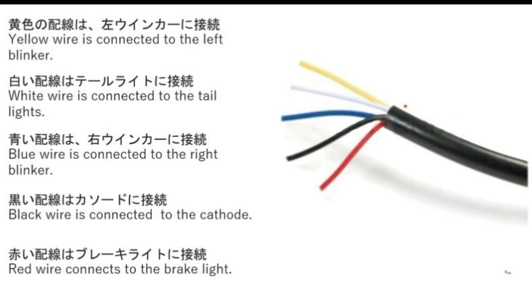 レブル 250 500 テールライトLED化　パーツ