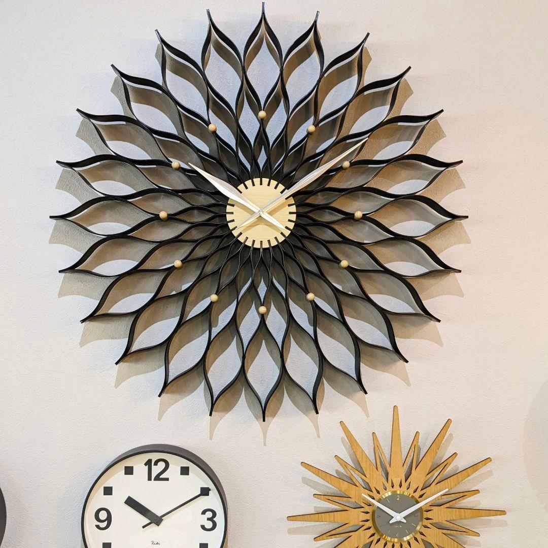 【新品 希少】 インターフォルム 掛け時計 フィオリトゥーラ 大型 廃盤商品