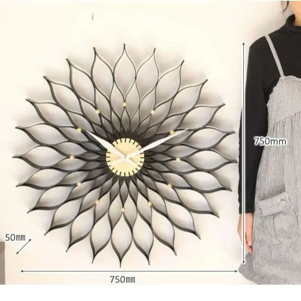 【新品 希少】 インターフォルム 掛け時計 フィオリトゥーラ 大型 廃盤商品