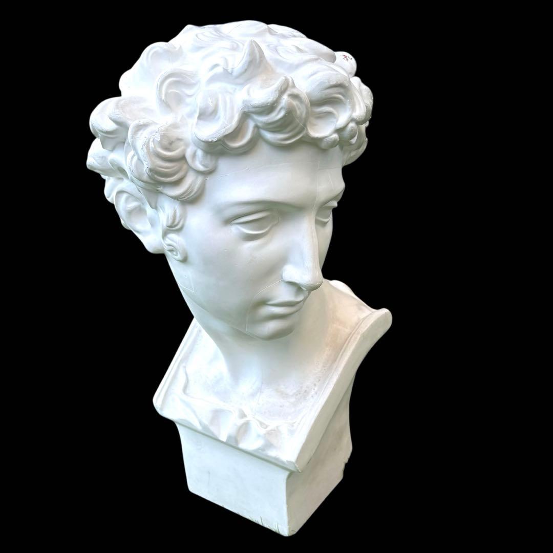 ジュリアーノ・デ・メディチ胸像（ミケランジェロ作）石膏像 美術品 インテリア