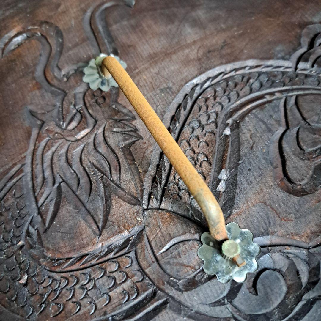 【美品】ヴィンテージ　鳥籠　バードケージ　竹細工　龍と鳳凰