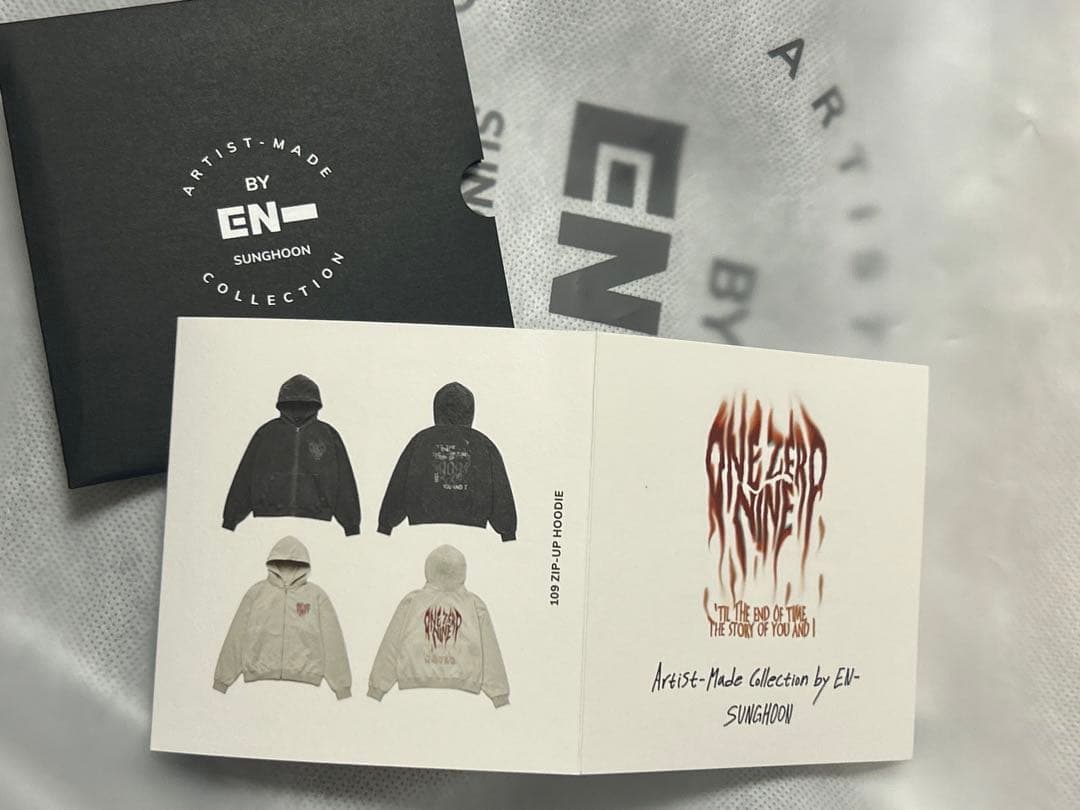 ENHYPEN ソンフン 109 ZIP-UP HOODIE