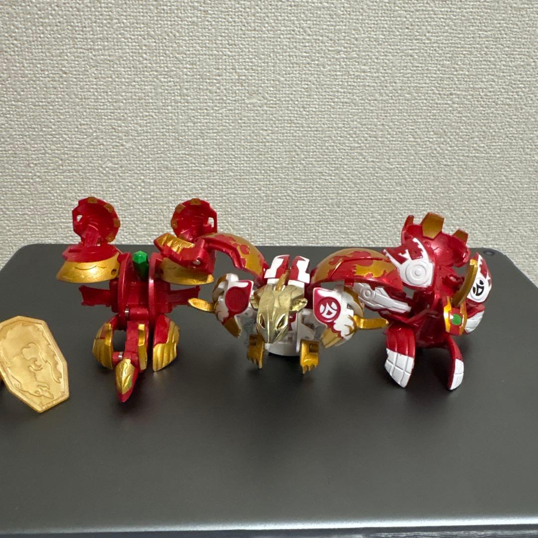 爆丸 3点セット　士ドラガオン 烈ガオウ 燕グライド リングあり