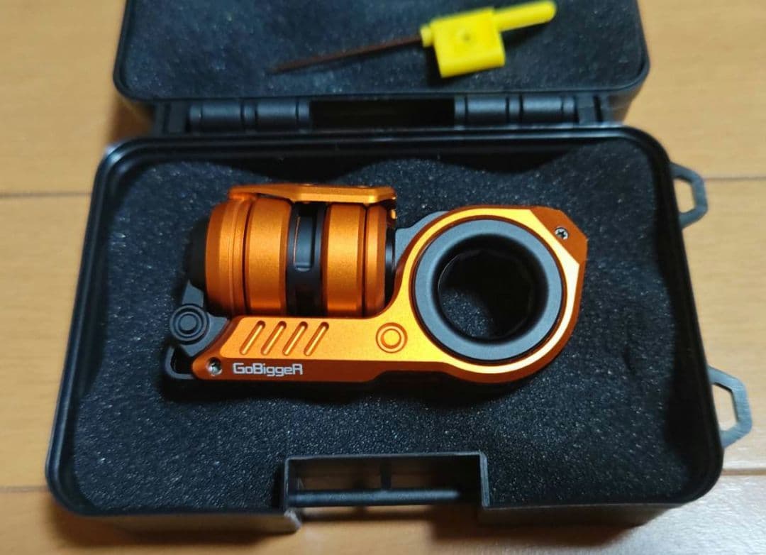 正規品 GoBiggeR Sinian アルミオレンジ フィジェット 音叉