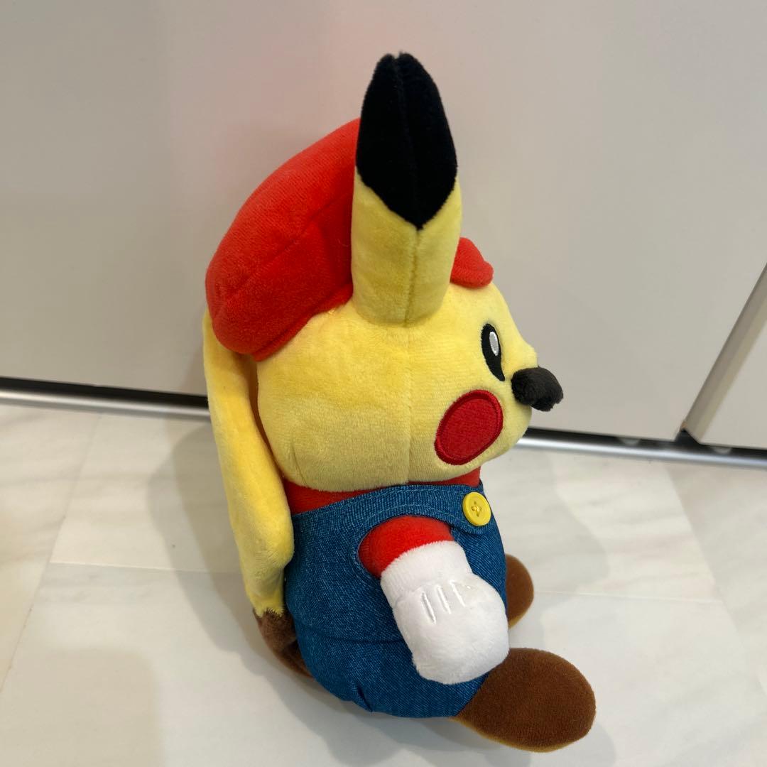 ポケモン マリオ ピカチュウ ぬいぐるみ 約20cm 希少 レア 任天堂
