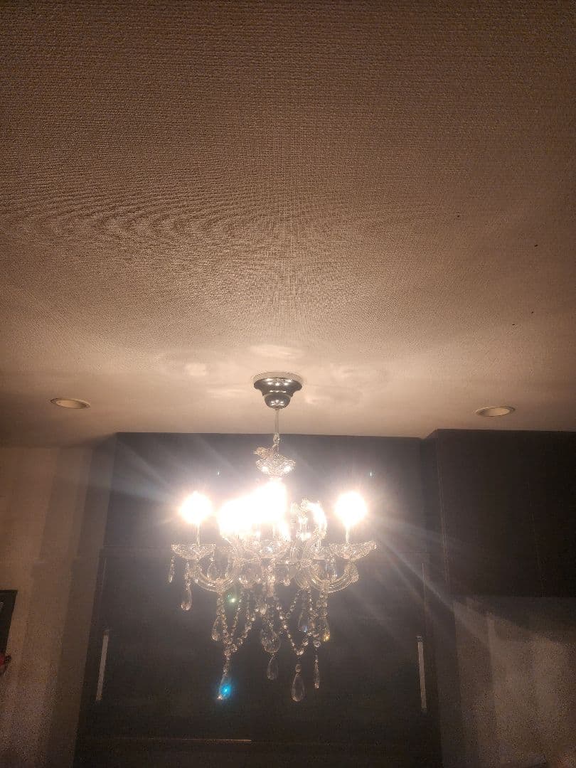 クリスタルシャンデリア 天井照明 5灯式