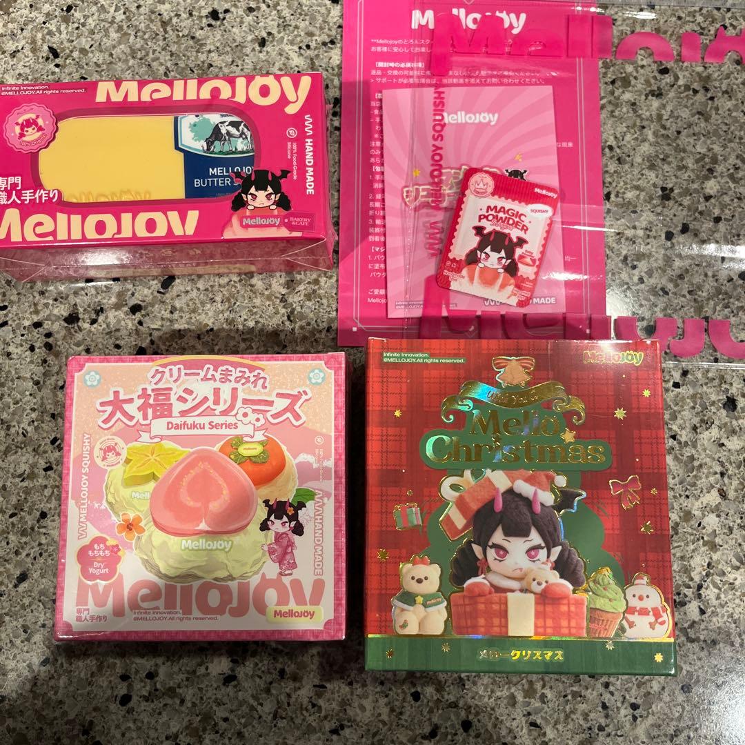 新品　未開封 mellojoy メロジョイ 大福　新バター　メロークリスマス