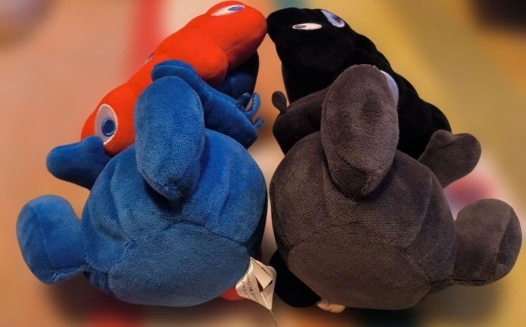 【Sサイズ2点セット】ミャクミャク　お手玉風ぬいぐるみ　新品