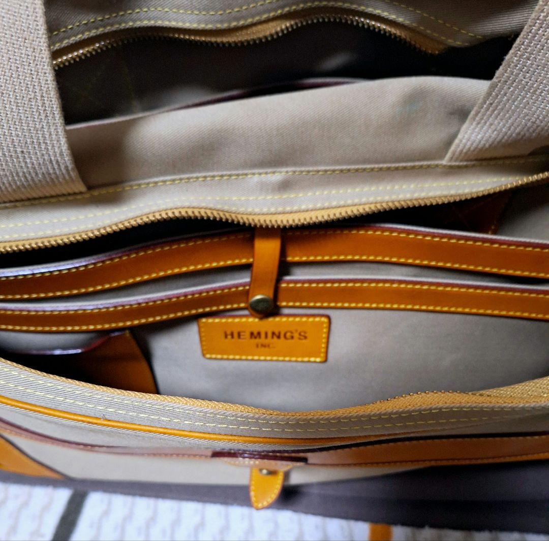 ★HEMING'S ヘミングス ビジネスボストンバッグ (廃番・未使用に近い)