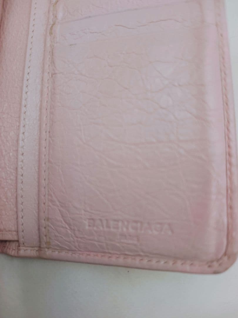 BALENCIAGA バレンシアガ ザ・シティ クラシックウォレットピンク
