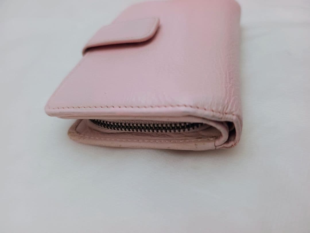 BALENCIAGA バレンシアガ ザ・シティ クラシックウォレットピンク