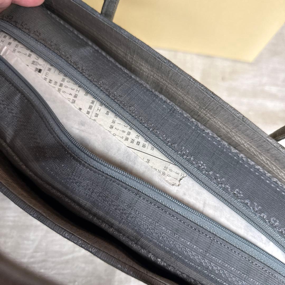 専用商品　未使用　和装用　利休　バッグ　紬　グレー