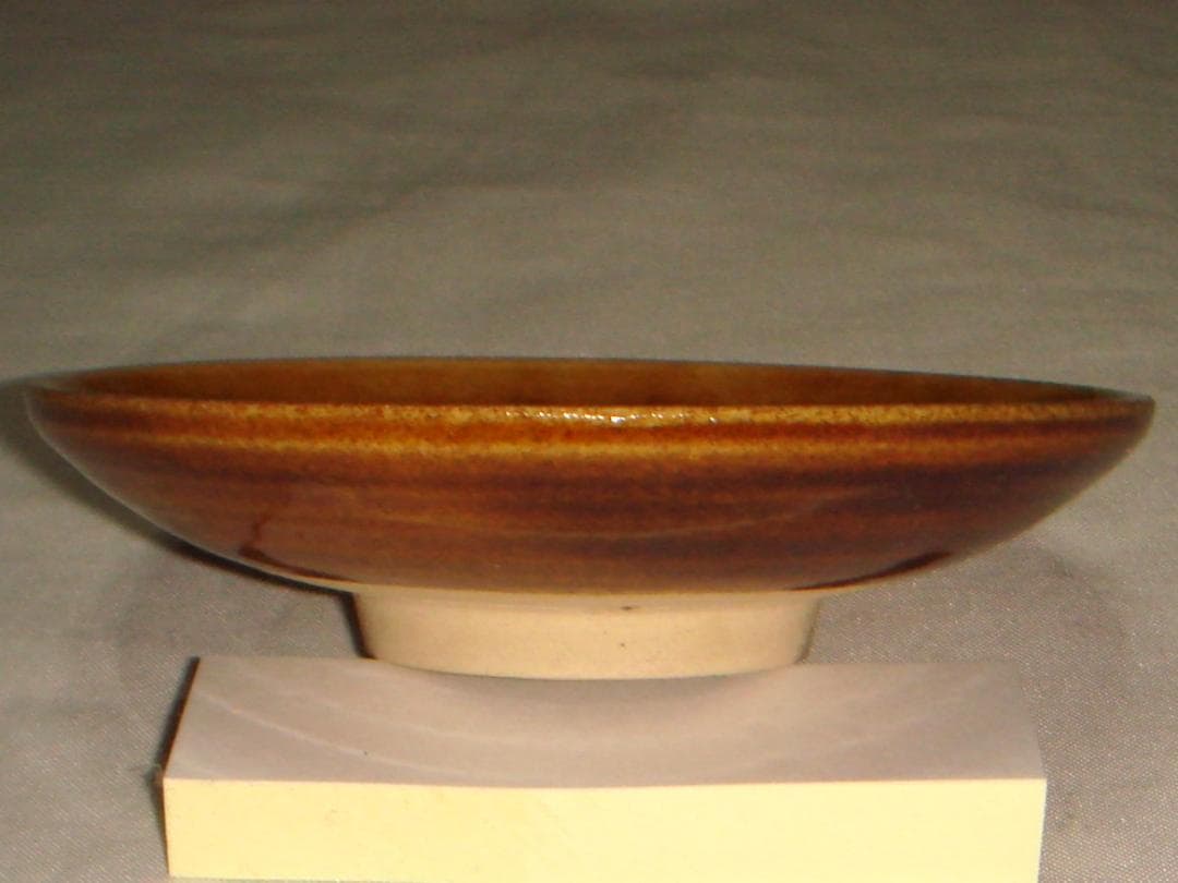 茶道具　大樋飴釉酒盃　大樋年郎（後１０代長左衛門）　裏千家初釜記念福盃　骨董！！