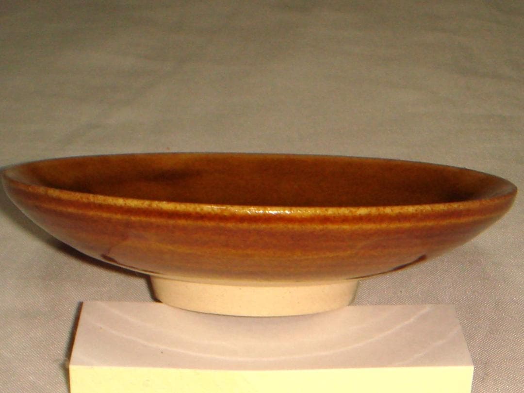 茶道具　大樋飴釉酒盃　大樋年郎（後１０代長左衛門）　裏千家初釜記念福盃　骨董！！