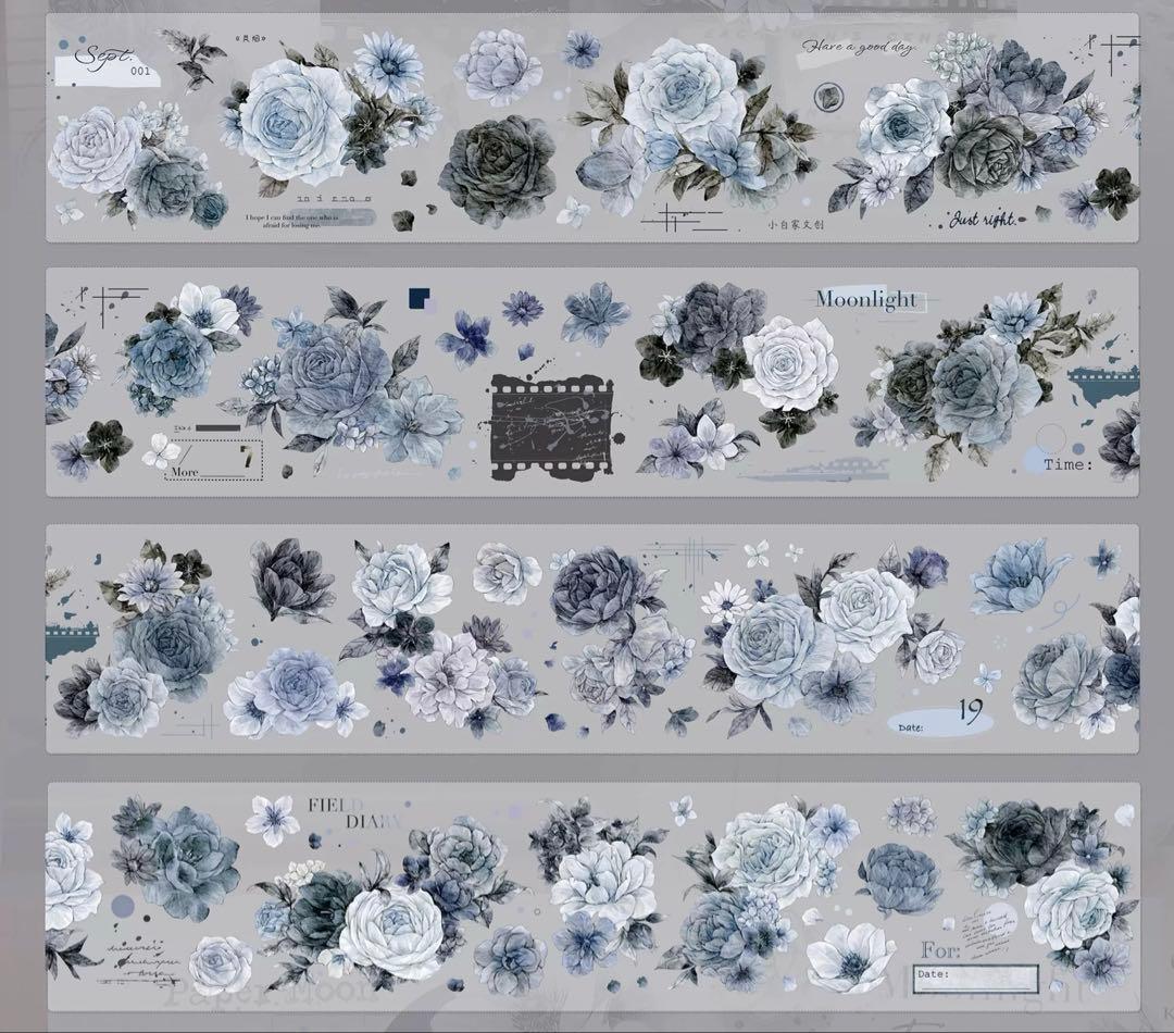 ⭐️SALE⭐️ 小白家文創《岚烟》海外マスキングテープ　マステ 【2505】