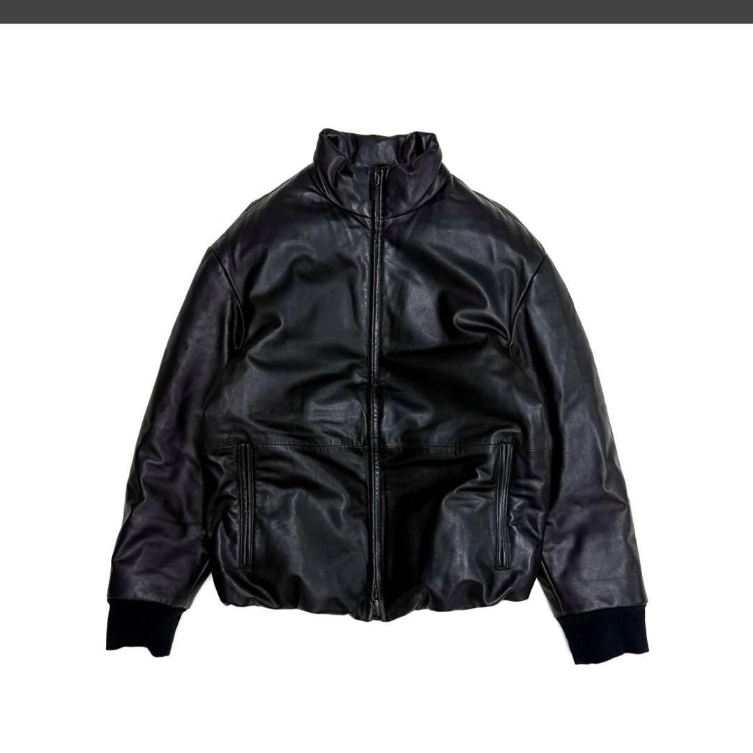 Donna Karan new york レザーダウンジャケット