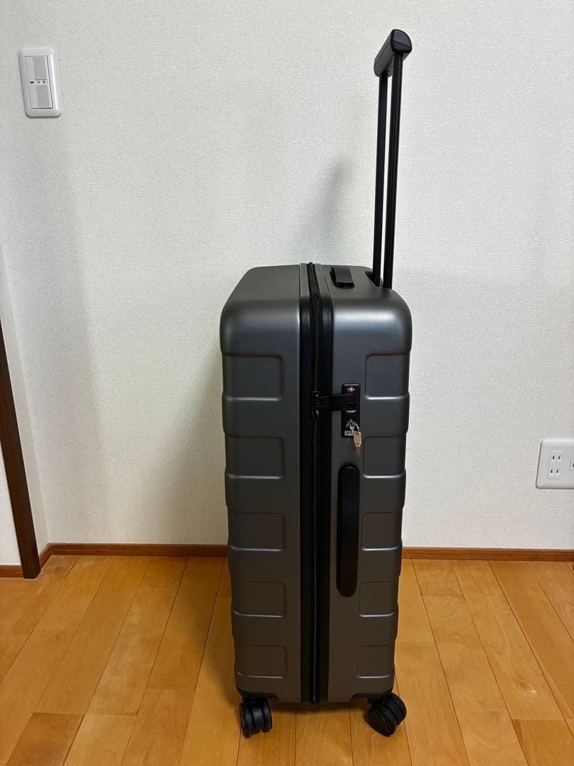 無印良品 ハードキャリーケース 75L バー高さ調節タイプ 新品未使用