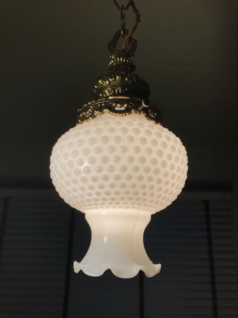 【専用】　フェントン　ハンギングランプ　アンティーク