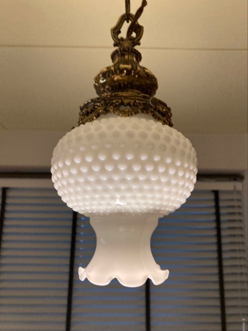 【専用】　フェントン　ハンギングランプ　アンティーク