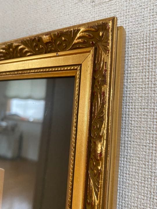 額装品【クリムト】接吻 アンティーク調 ゴールドフレーム付き