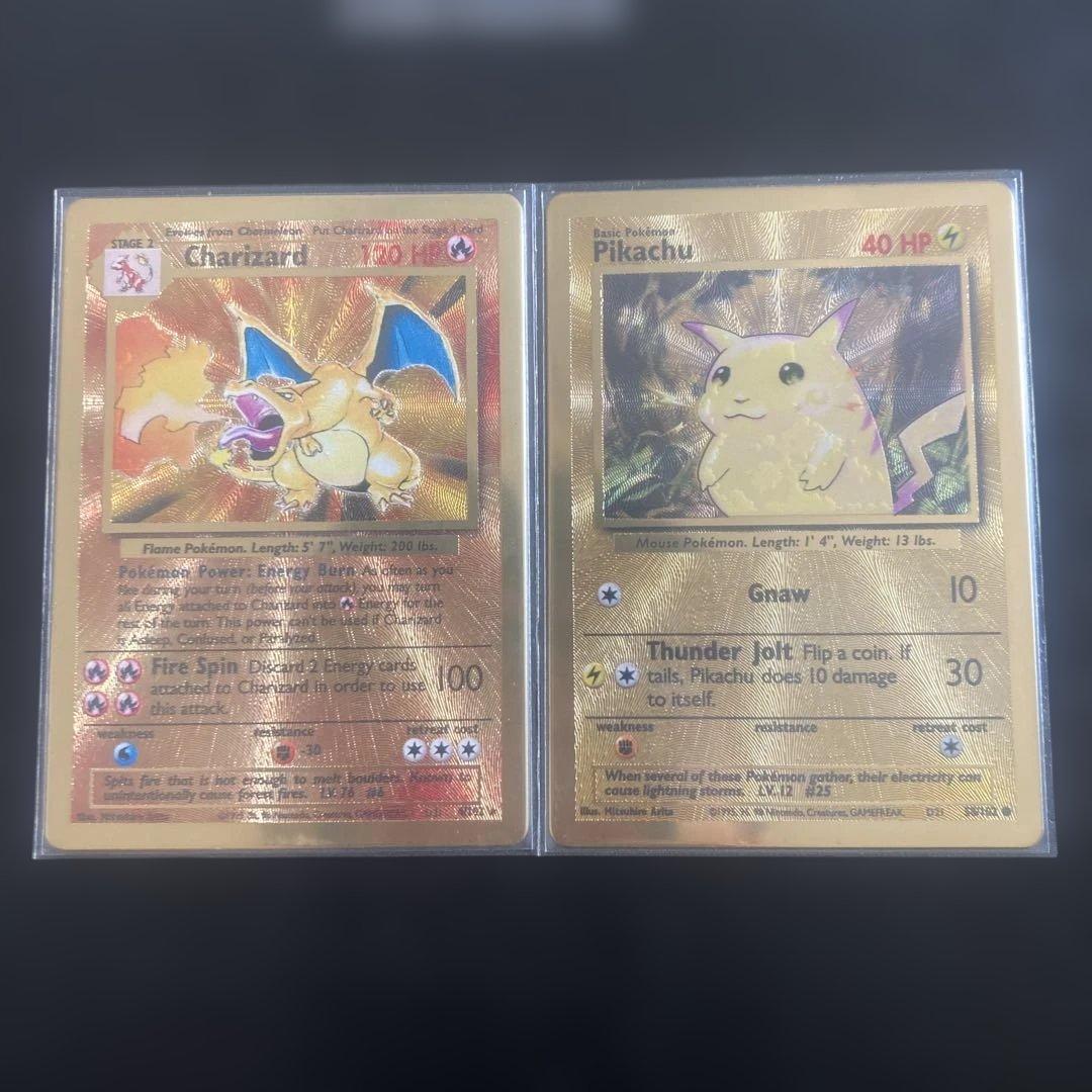 【海外版】ポケモン 25th メタルカード ピカチュウ & リザード