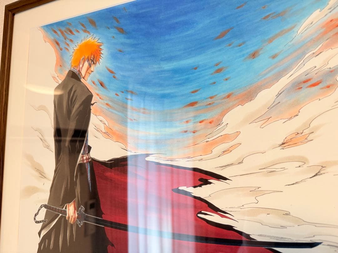 値下げ不可　額装高精細複製原画 No.1 <BLEACH EX.> 黒崎一護