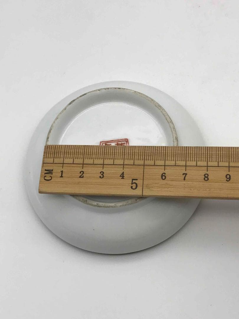 清乾隆時代　粉彩虎溪三笑文香盒 印泥合子 人物印泥盒 香合 文房具(F-48)