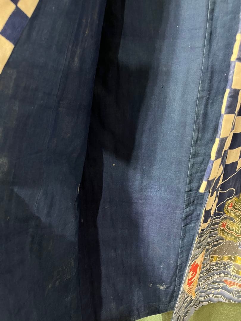 希少！　アンティーク　万祝着　地厚木綿　漁師　大漁祝①