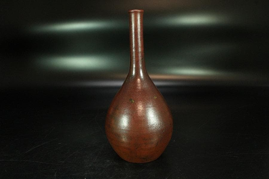 古備前 献上 徳利 江戸中期作 桂又三郎 識箱(K-A387)