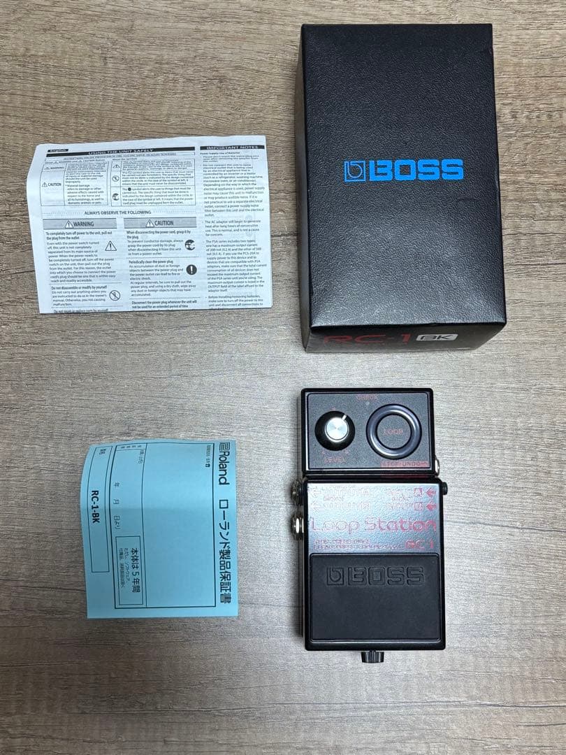 【BOSS】RC-1 Loop Station BK限定カラー