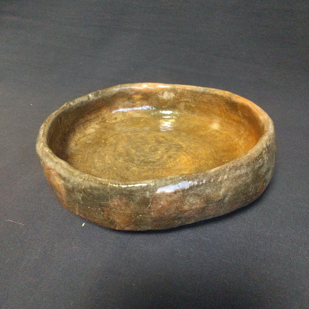 藪内流 五代随竹庵 自作平茶碗