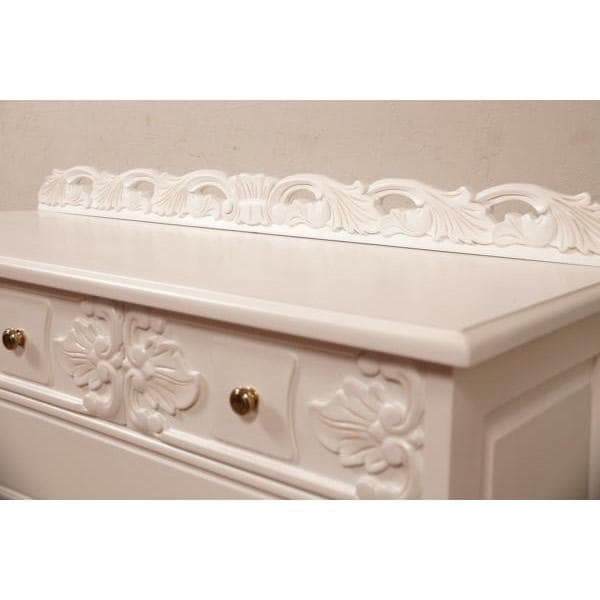 クローゼット　ヨーロピアンスタイル 猫脚　チェスト　手彫り彫刻 4段6杯