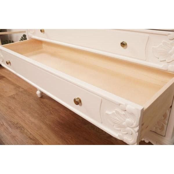 クローゼット　ヨーロピアンスタイル 猫脚　チェスト　手彫り彫刻 4段6杯