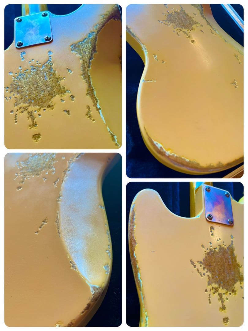 レリック&エイジド ムスタングタイプ マホガニーボディ シトラスイエロー