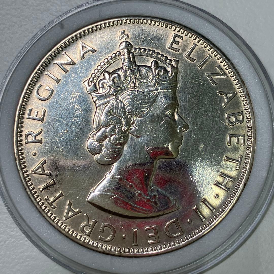 【未使用 銀貨】大型 美品 5枚 海洋国家 島国 プルーフ【レア】