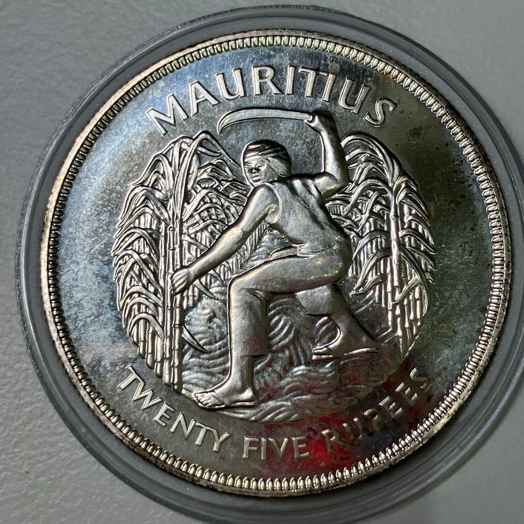 【未使用 銀貨】大型 美品 5枚 海洋国家 島国 プルーフ【レア】