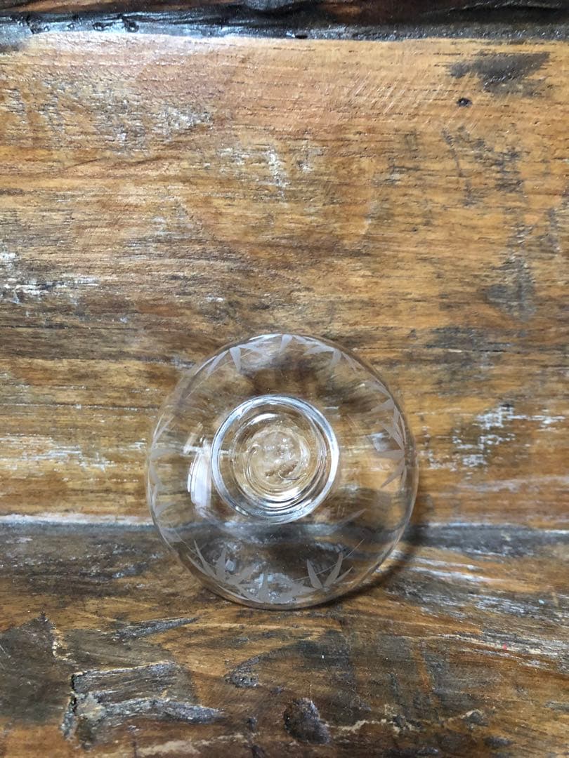 ガラス盃　レトロ