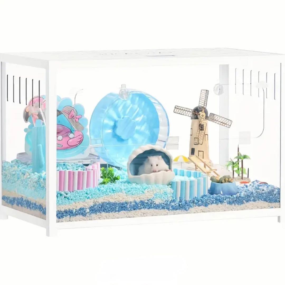 【新品】BUCATSTATE 小動物 ハムスター 爬虫類 飼育ケージ 80cm