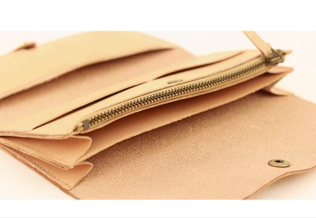 【新品未開封】Native Creation ヌメ革三つ折り長財布