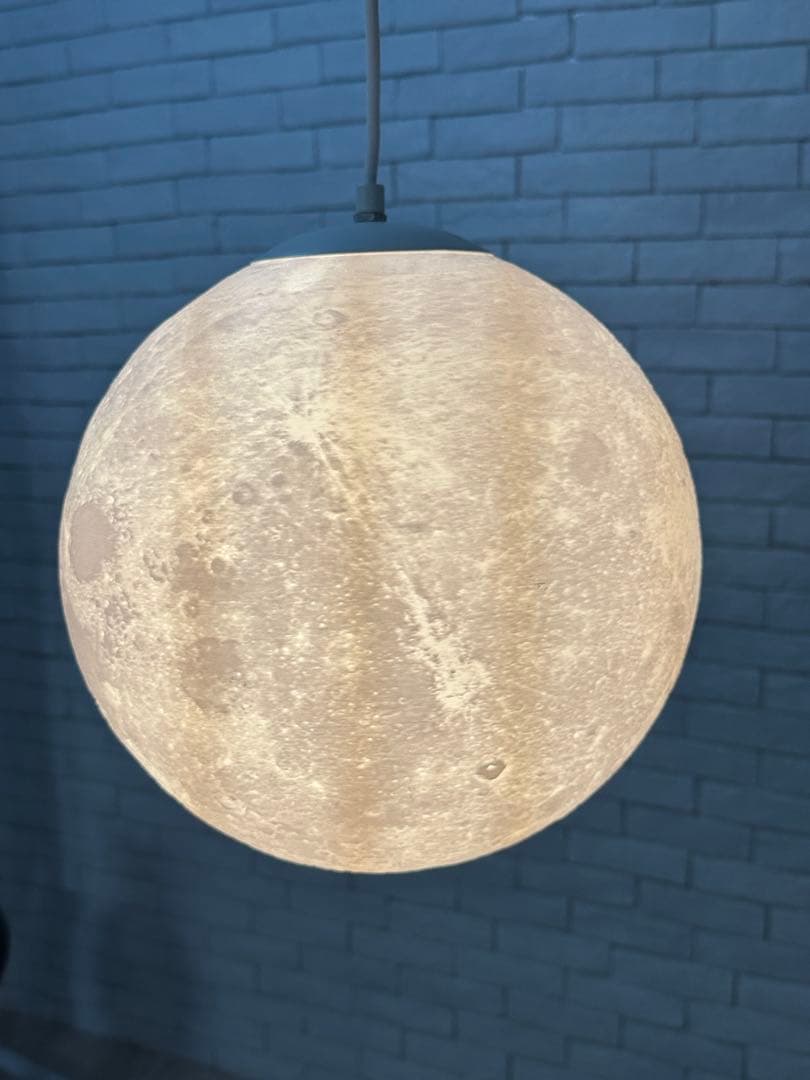 ⭐️【全国送料無料】　ペンダント　吊り下げ　ライト　月　地球　リビング　ランプ