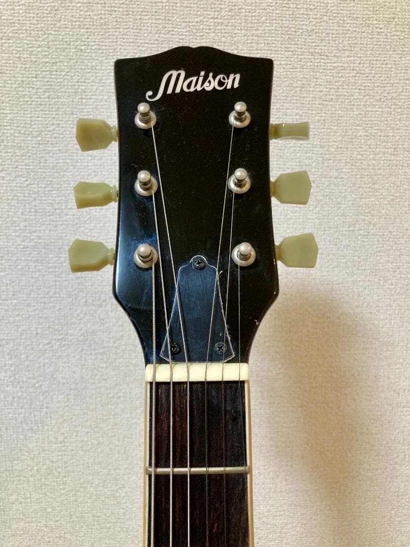 Maison レスポール　セットネック ギブソンヘッド ワインレッド　音出しOK