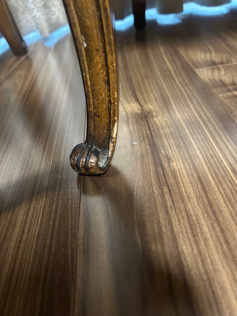 Medea アールヌーボー風 木製椅子 ブラウン4脚