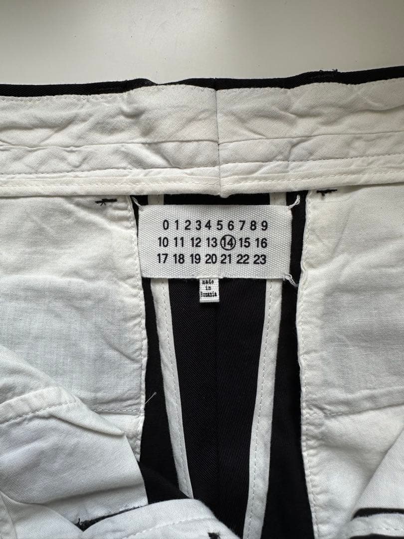 Maison Margiela メゾンマルジェラ 14 ブラック　チノパン