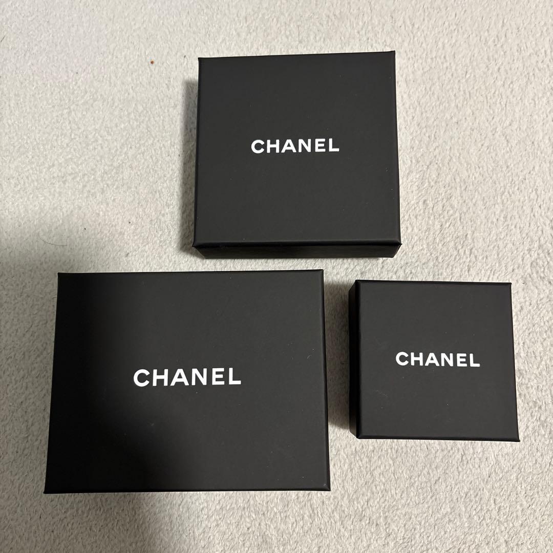 CHANEL ギフトボックス 3個セット ブラック