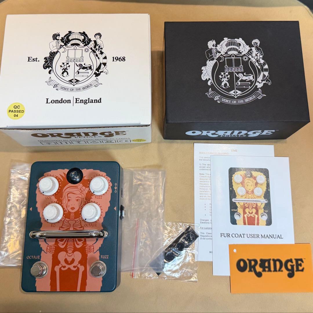 【美品】Orange fur coat Octave Fuzz エフェクター