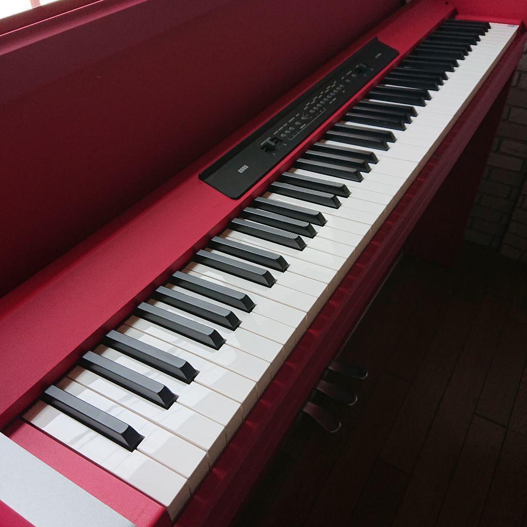 【ジャンク品】KORG 電子ピアノ LP– 350RD レッド