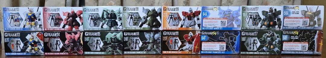 Gフレーム機動戦士ガンダム セット