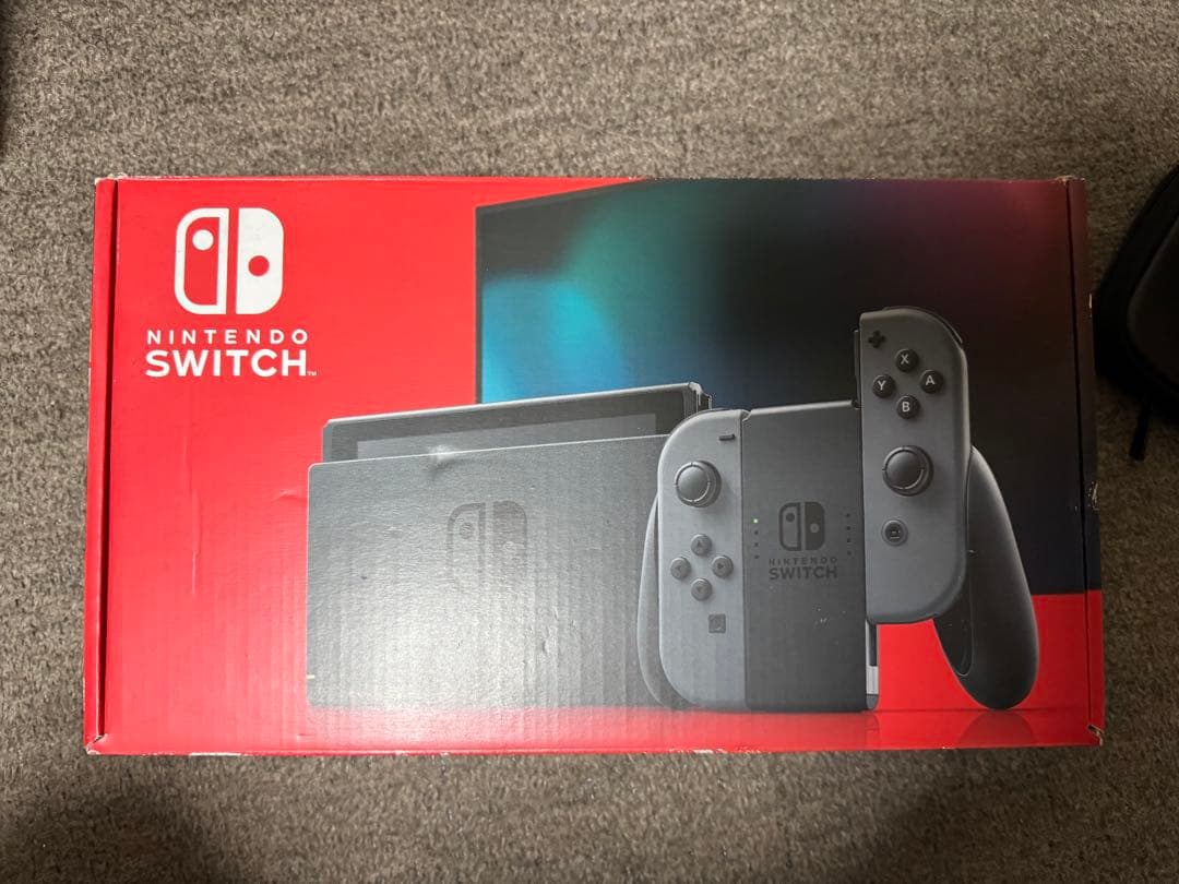 Nintendo Switchグレー 純正ケース、ゼノブレイドプロコン付き