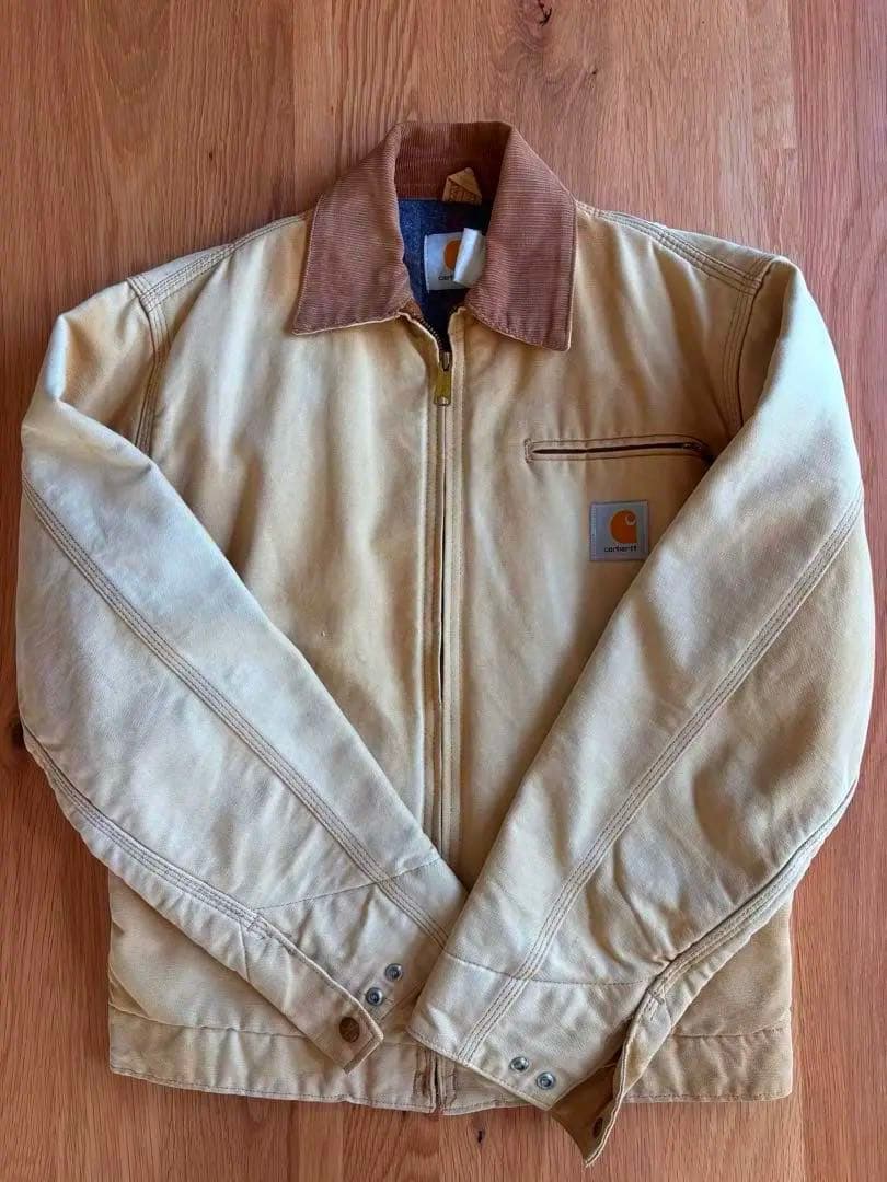 80s Carhartt デトロイトジャケット ベージュ