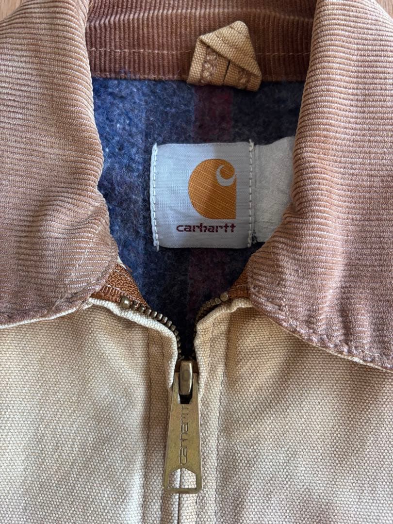 80s Carhartt デトロイトジャケット ベージュ